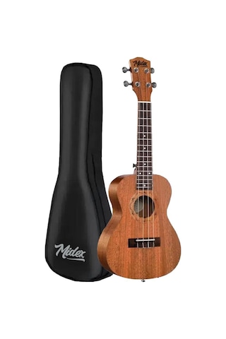 Midex SP-21MC Set Maun Soprano Ukulele (Softcase Tuner Capo Metod Nota Sticker Askı Pena)