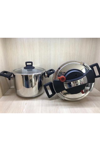 Karaca Vitola 4 6 L Düdüklü Tencere Seti Gümüş