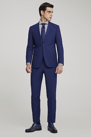 D's Damat Ds Damat Slim Fit Saks Mavi Yünlü Travel Takim Elbise 4he05ob35577m Saks Mavi