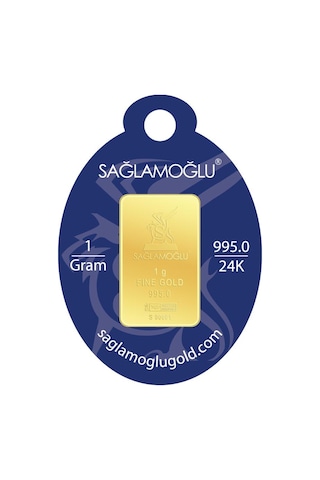 1 Gram Külçe Altın 24 Ayar Has Altın Sertifikalı Seri Numaralı