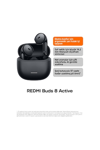 Xiaomi Redmi Buds 8 Active Bluetooth 5.4 Kulak İçi Kulaklık
