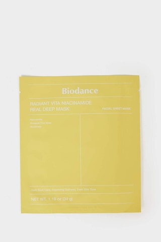 Defacto Biodance Radiant Vita Niacinamide Real Deep Maske 34gr – Koyu Leke Karşıtı & Cilt Parlatıcı Yüz Maskesi F7939AXNS