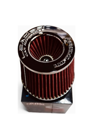 Performans Artırıcı Açık Hava Filtresi 76mm Kırmızı Renk - Yüksek Performans