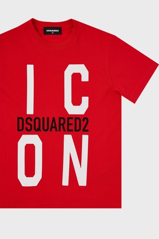 Dsquared2 Çocuk T Shirt Dq0243-d002f Red Kırmızı