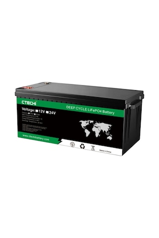 Ctechi  200 Ah 12 V Lifepo4 Solar Akü Lityum Demir Fosfat Solar Akü