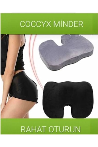 Softlife Visco Foam Ortopedik Cocyx Oturma Minderi Yastığı
