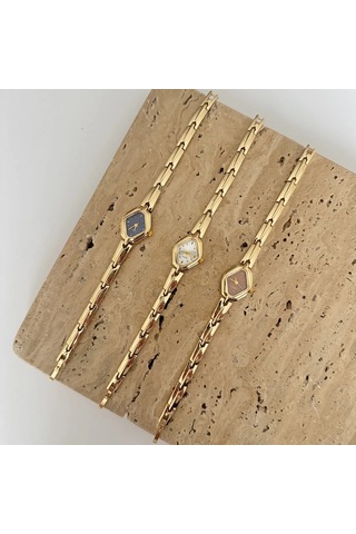 Velox Gold Lacivert Saat