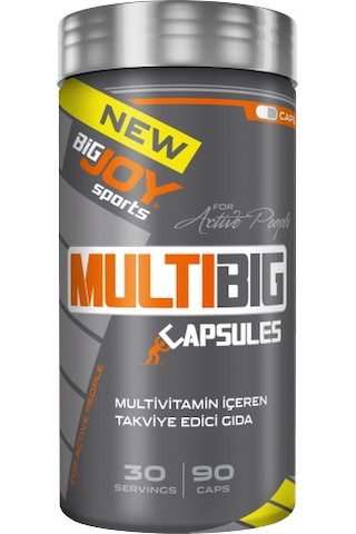Bigjoy Multibig Vitamin Mineral 90 Kapsül - Multivitamin