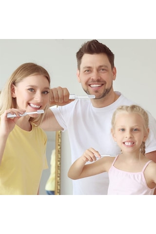 Sones Seyahat İş Taşınabilir Otel Şeffaf Saklama Diş Fırçası İçin Katlanabilir Diş Fırçası Seti, Paketleme: Opp Torba