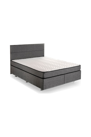 Nironyatak Niron Silver Yatak Baza Başlık Seti 150X200 Çift Kişilik Full Ort