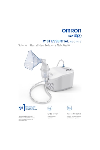 Omron C101 Essential, Tüm Ailenin Kullanımına Uygun Nebulizatör