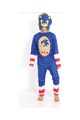 Lolliboomkids Sonic Kostüm Erkek Çocuk Mavi