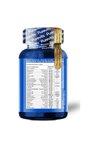 Purevits Multivitamin Minarel Complex 30 Tablet