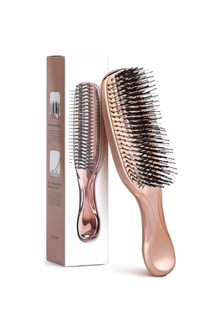 Qingmipy Saç Ve Saç Derisi Bakımı İçin Çift Taraflı Masajlı Taşınabilir Saç Tarağı