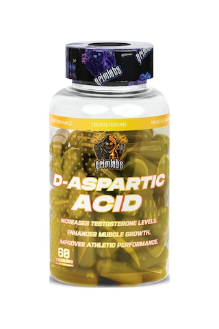 Grimlabs Daa D-aspartic Acid 500mg 60 Servings