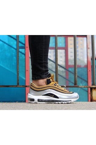 Nike Air Max 97 Sneaker Kadın Ayakkabı1 No Dar Kalıp Aq4137-700 Gümüş