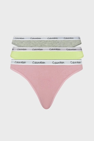Calvin Klein Bayan Külot 000qd5209e Wab Yeşil-gri-pembe Yeşil-gri-pembe