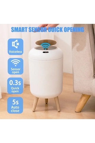 Maoyaya Akıllı Hareket Sensörü Otomatik Çöp Kovası Çok Renkli Kapak, Küçük Plastik Çok Renkli