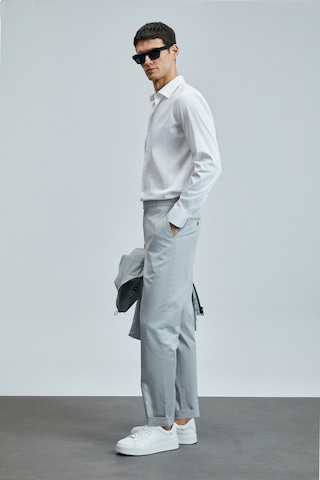 Lufian Samuel Smart Erkek Chino Pantolon Slim Fit Taş Taş 111190343100190 Taş