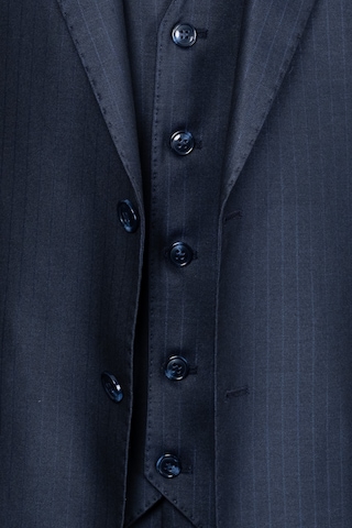 İlayda Emir Luxury, İtalyan Kesim, Slim Fit, Blazer, Çizgili, Erkek Takım Lacivert