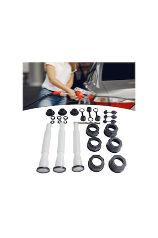 Suntek Matkap Beyaz Esnek Dökme Nozulu 3 Setli Gaz 3'lü-takım