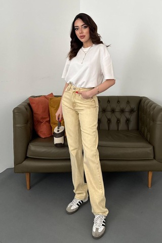 Alemdarshop Hardal Straightmania Jeans Pantolon