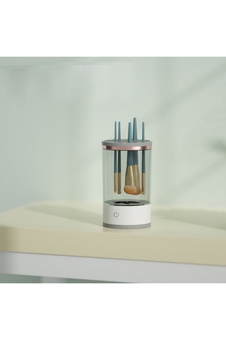 Yifomall "şeffaf Makyaj Fırçası Temizleyici - 7000 Rpm Hız Ve Ses Dalgası İle Derin Temizlik, Usb Güçlü, Saklama Özellikli"