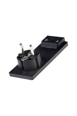 Tek-iş Fiş Yassı Topraklı Fiş Siyah