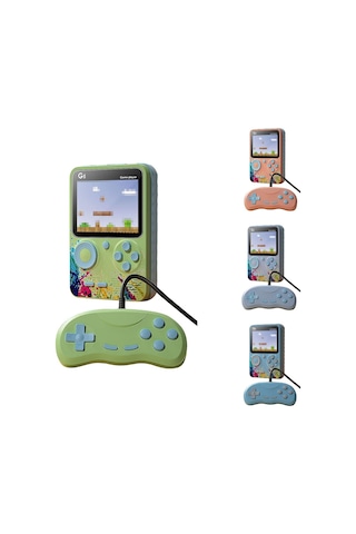 Yues Retro 500 Oyunlu Nostalji Oyun Konsolu Yeşil