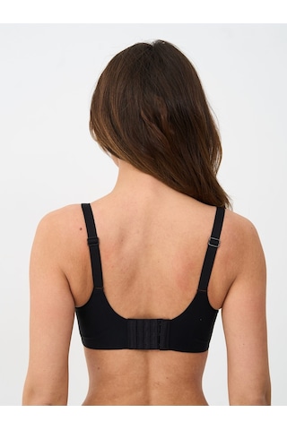 Alya Underwear Kadın Lazer Kesim Dikişsiz Çıkarılabilir Pedli Hayalet Sütyen Siyah