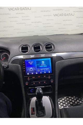 Ford S Max Uyumlu Androıd Multimedya Gerçek 2/32 Kablosuz Carplay Geri Görüş Kameralı 9"