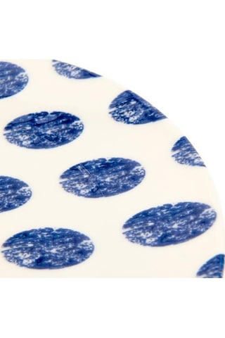 Tulu Porselen Madre Servis Tabağı - Mavi - 25 Cm Mavi