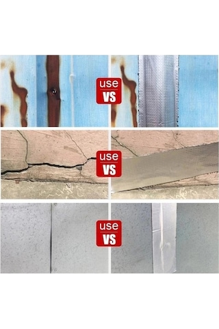 Pazly Süper Su Geçirmez Bant Sızdırmazlık Onarım Bahçe Hortumu Havuz Kurtarma Alüminyum Bant 56790287 50mmx10m