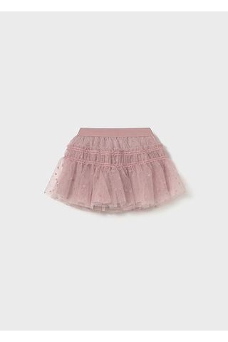 Mayoral Pembe Kız Bebek Puantiyeli Tül Etek 2901 Pembe