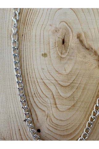 Gümüş Rengi Hip Hop Zincir Kolye Unisex Zincir Kolye Pytkzckly26 Gümüş