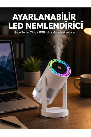 Hepsi Rgb Işıklı Hava Nemlendirici Ultrasonik Teknoloji Ve Portatif Tasarım Yeni Nesil Najmaddin