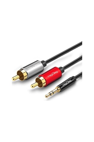 3.5mm Aux 2 Rca Ses Kablosu 2 Metre Sku: Smg8690010097439