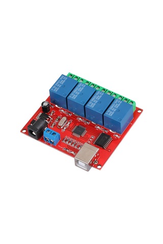 Vkemall 12v 4 Yollu Usb Kontrollü Röle Modülü - Stabil Bağlantı, İki Yollu Giriş, Askeri Seviye Pcb