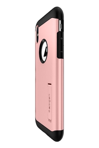 Spigen Apple Uyumlu iPhone X Kılıf Slim Armor Rose Gold
