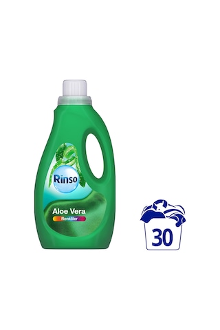 Rinso Sıvı Çamaşır Deterjanı Komple Bakım Serisi Aloe Vera Renkliler Için 1.5 L X1 Diğer