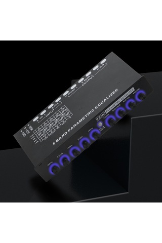 Honmex Araç İçin 5 Bantlı Ses Düzenleyici - Eq Ayarları Ve Frekans Bölücü Güçlendirici