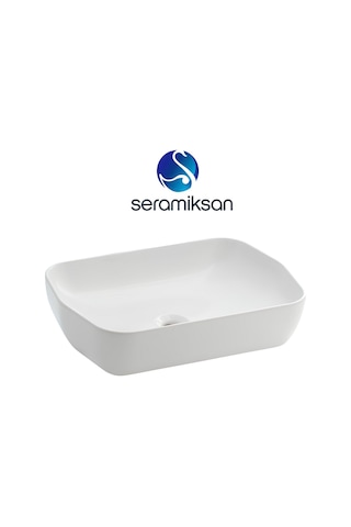 Seramiksan Lucida Lavabo Parlak Beyaz 55 CM