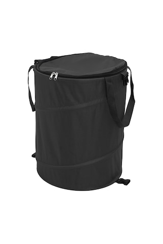 Hangfox Yeşil Orman Kamp Atık Kutusu - 37.8l Büyük Kapasite, Katlanabilir Tasarım, Kapaklı, 600d Oxford Kumaş - Piknik, Bahçe, Doğa Etkinlikleri İçin Taşınabilir Depolama Çanta Askeri Yeşil