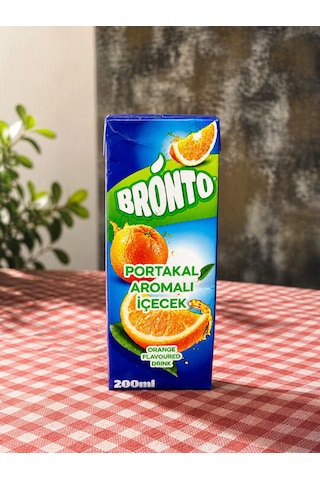 Bronto Portakal Aromalı İçecek 200 Ml X27 Adet