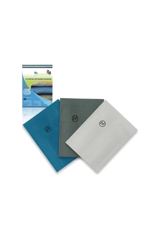 Mikrofiber Temizlik Bezi 3'lü Set - Çok Amaçlı Kullanım Açık Bej