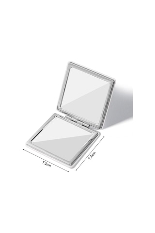 Katlanır Makyaj Büyüteç Ayna Çift Taraflı Cep Aynası Pratik Kozmetik Ayna Kadın