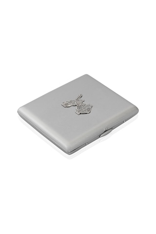 Zekupp Gümüş Gri Harley-Davidson Metal Sigara Tabakası N11.454