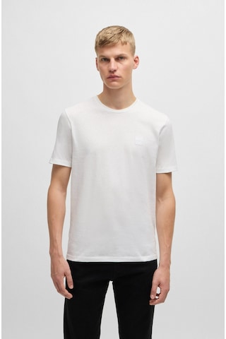 Hugo Boss Erkek T-shırt 50508584-100 50508584-100 Beyaz Beyaz