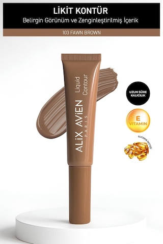 Alix Avien E Vitaminli Nemlendiren Kremsi Likit Kontür 103 Flawn Brown