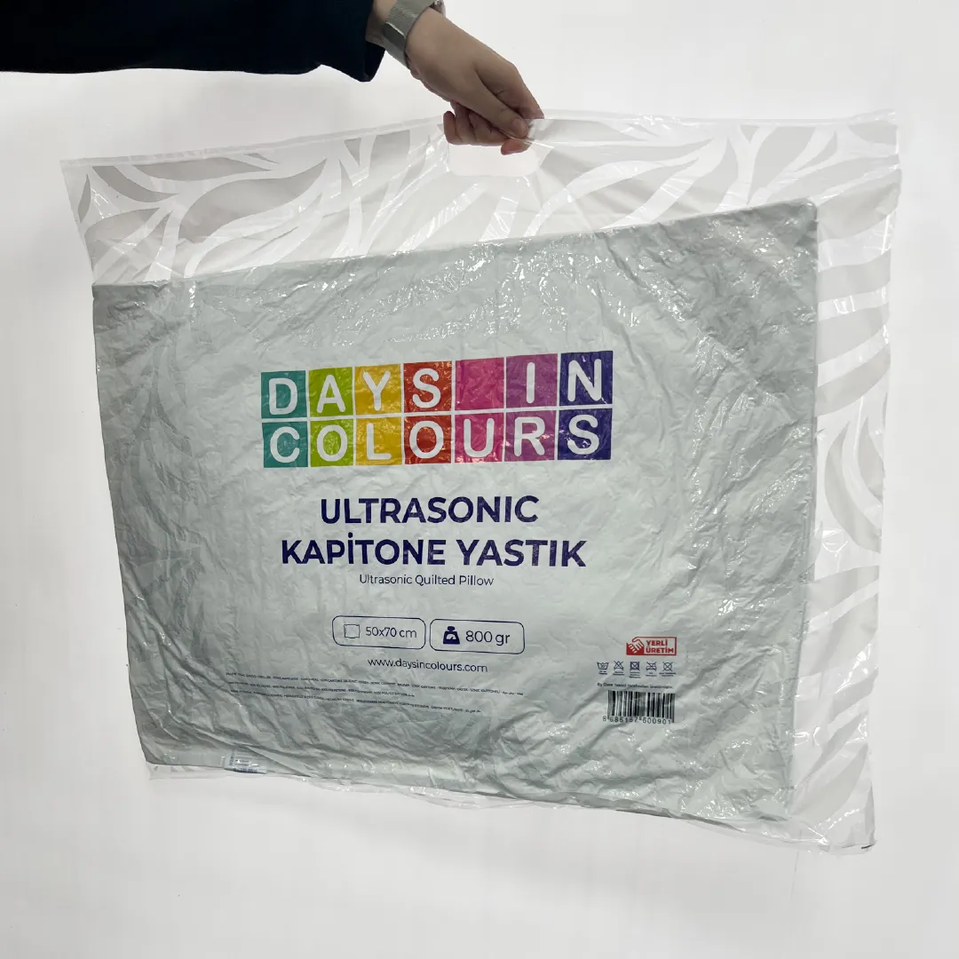 Çantalı 2 Adet Mikro Kapitone Silikon Yastık Mikrofiber Antialerjik - 800 Gram - 2 Adet Ultrasonik Kapitone Yastık Beyaz